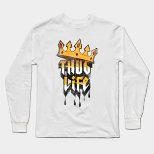 Thug life crown Long Sleeve T-Shirt
